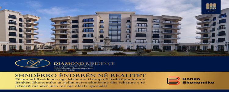 Banka Ekonomike me marrëveshje bashkëpunimi me Diamond Residence